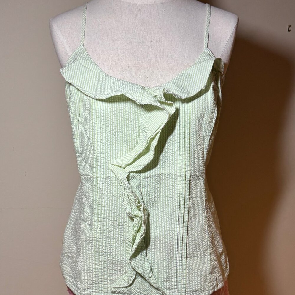 Vineyard Vines | Seersucker Tank Top with Adjustable Straps